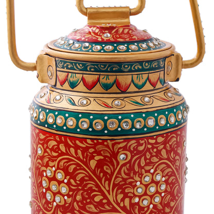 Hand painted Milk Bucket: Cookie jar : Majestic