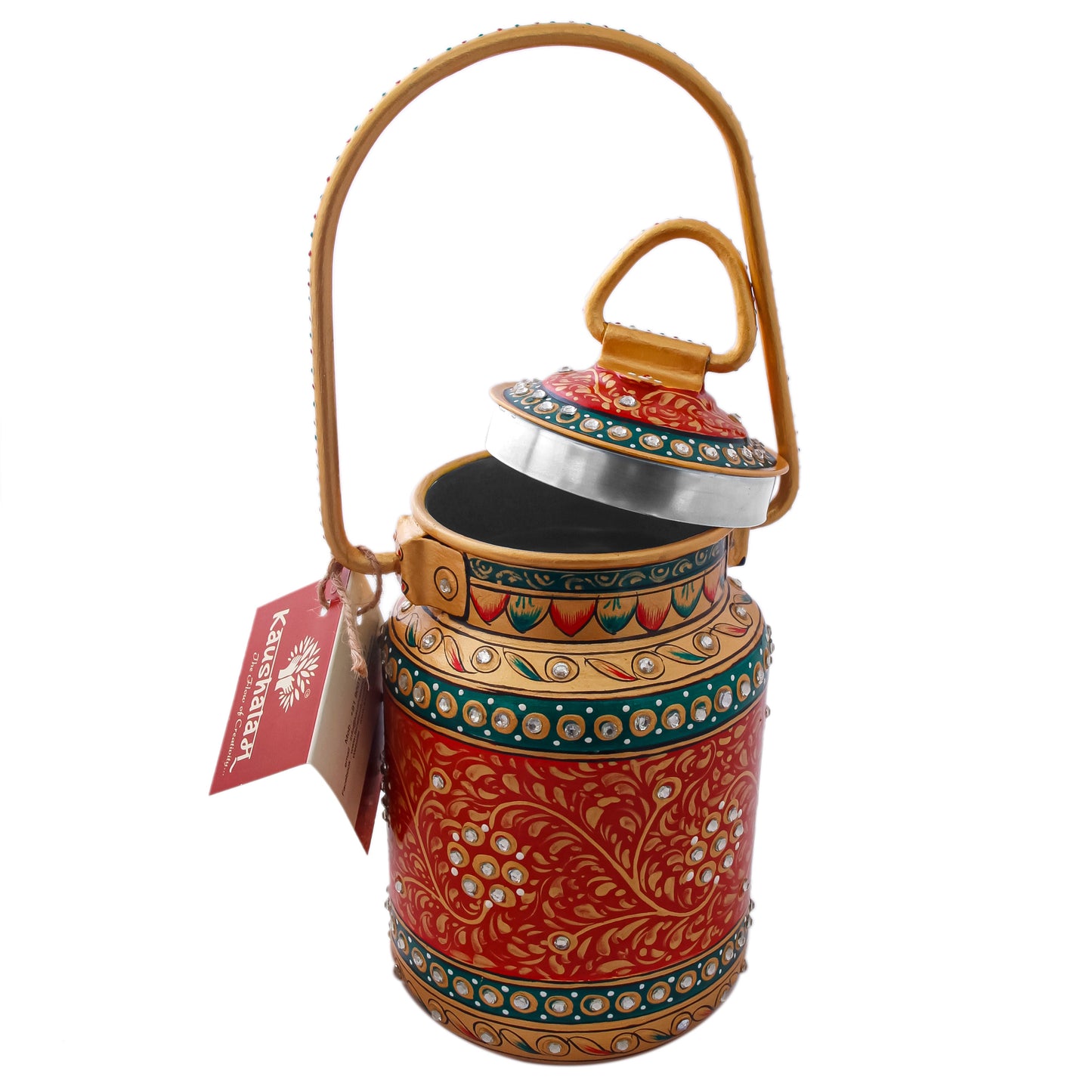 Hand painted Milk Bucket: Cookie jar : Majestic