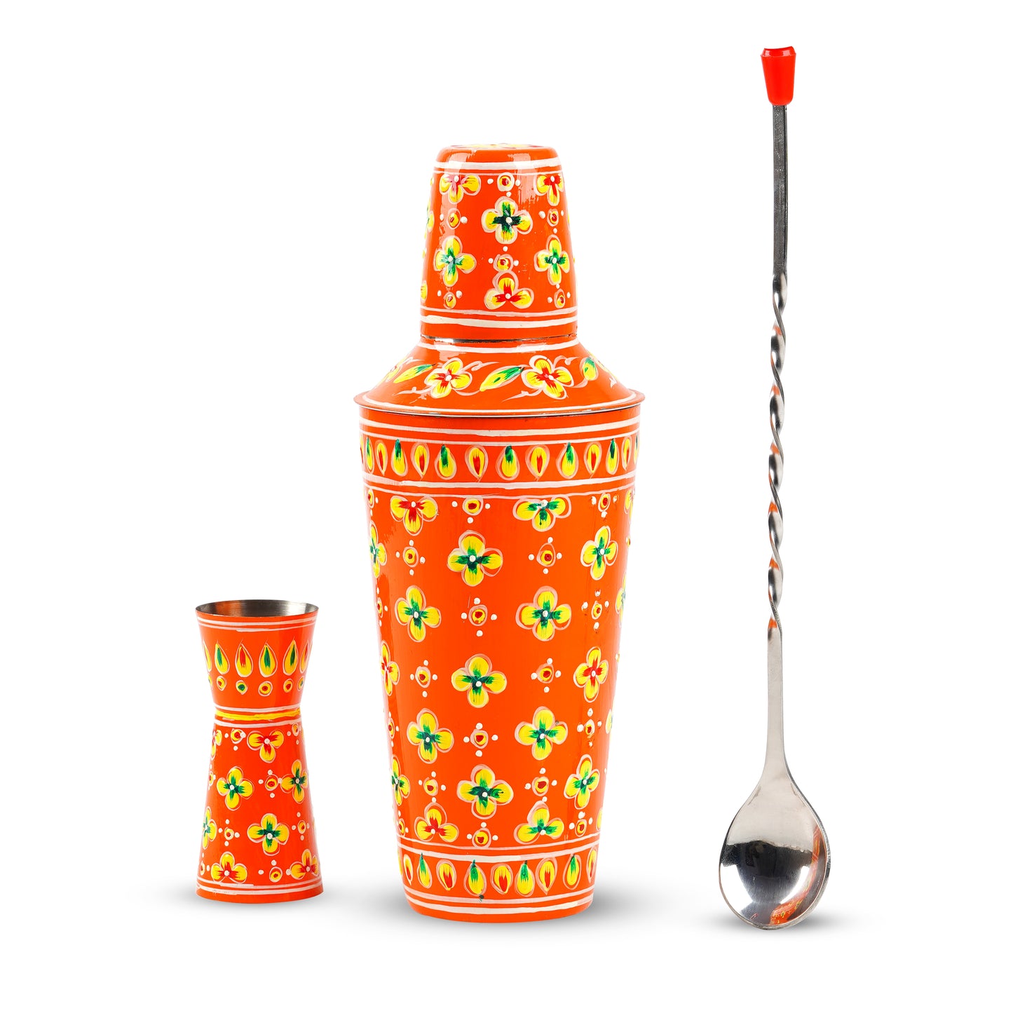 Cocktail Shaker Set: Tangy Orange