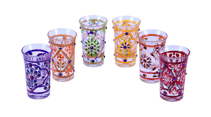 Shot Glasses Set of 6- Rainbow