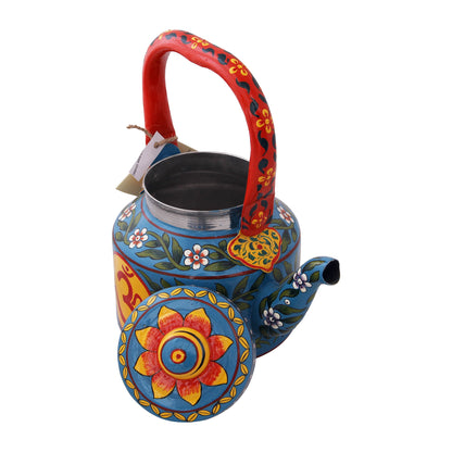 Hand Painted Tea Kettle Stainless steel 1000 ml : "OM"