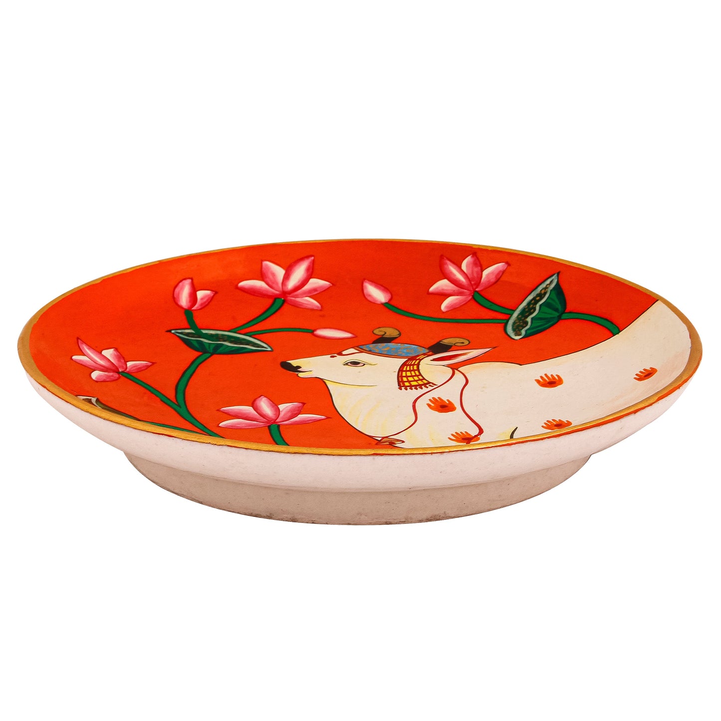 Hand Painted Ceramic Wall Plate : Pichwai