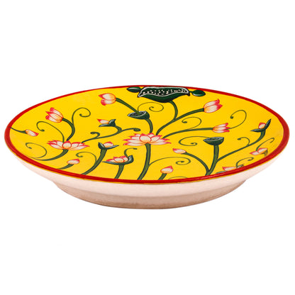 Hand Painted Ceramic Wall Plate : Pichwai