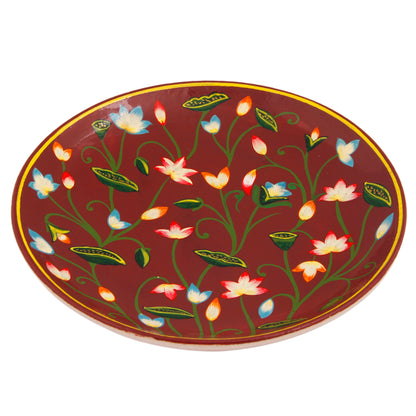 Hand Painted Ceramic Wall Plate : Pichwai