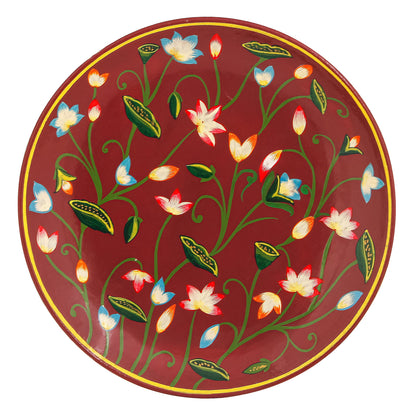 Hand Painted Ceramic Wall Plate : Pichwai