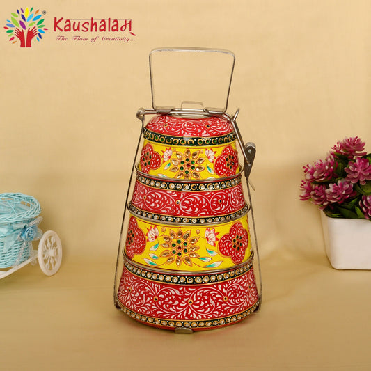 Hand Painted Tiffin