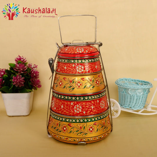 Hand Painted Tiffin