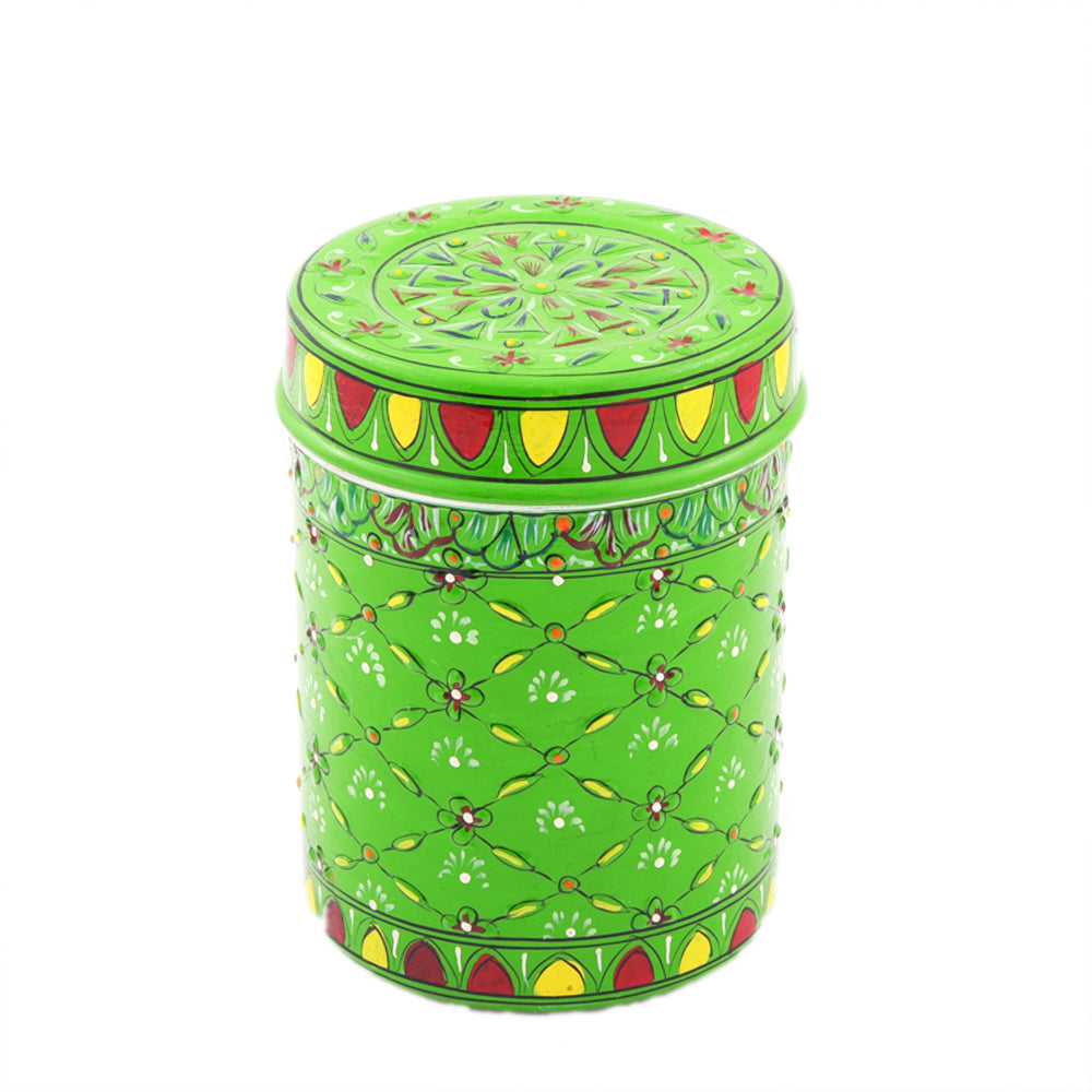 KAUSHALAM CANISTER SET OF 5 MULTICOLOURED CONTAINERS