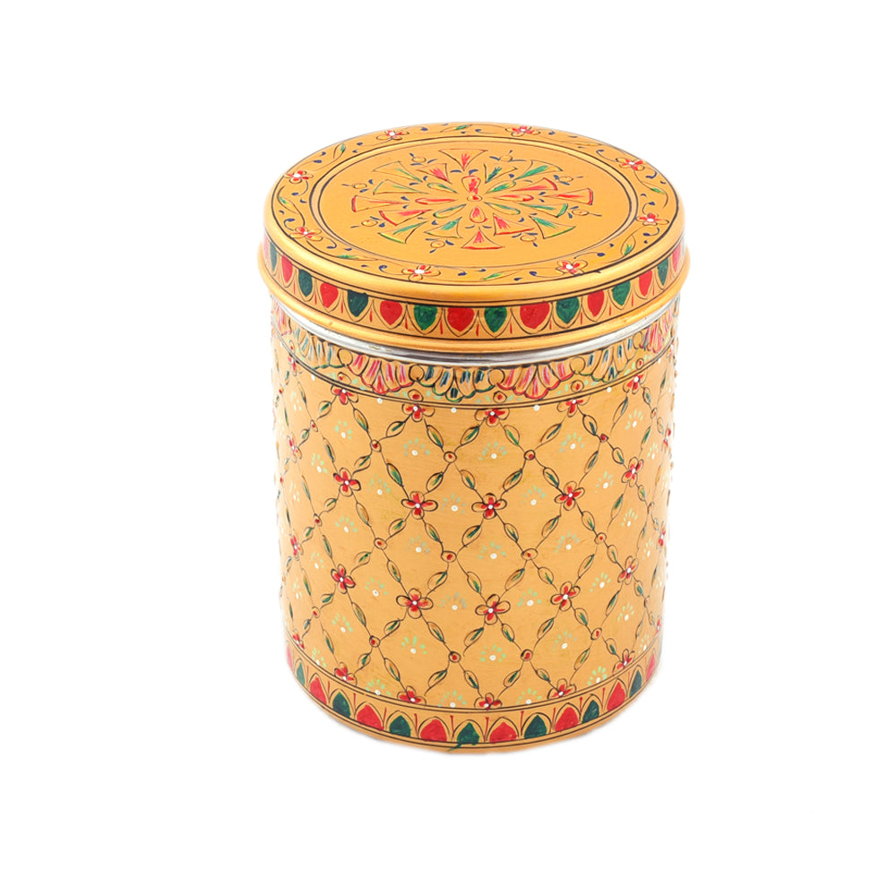 KAUSHALAM CANISTER SET OF 5 MULTICOLOURED CONTAINERS