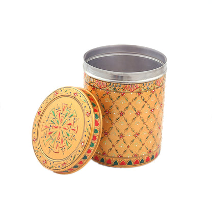 KAUSHALAM CANISTER SET OF 5 MULTICOLOURED CONTAINERS