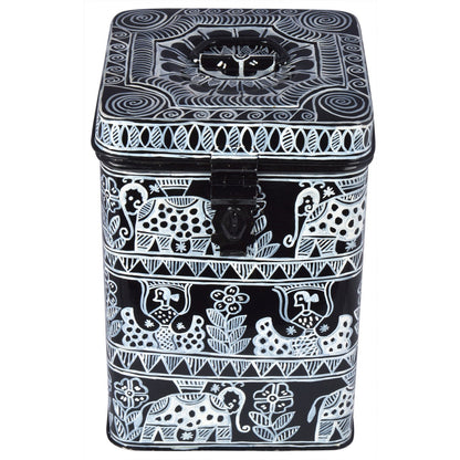 Kaushalam Hand Painted Canister - Ukiyo