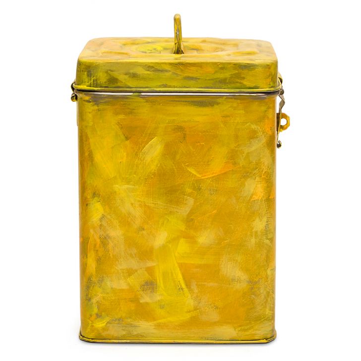 KAUSHALAM CANISTER ( OLD STYLE): ANTIQUA YELLOW