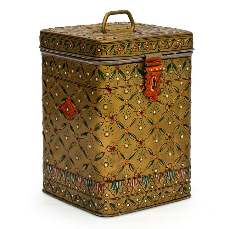 KAUSHALAM CANISTER: MUGHAL COPPER