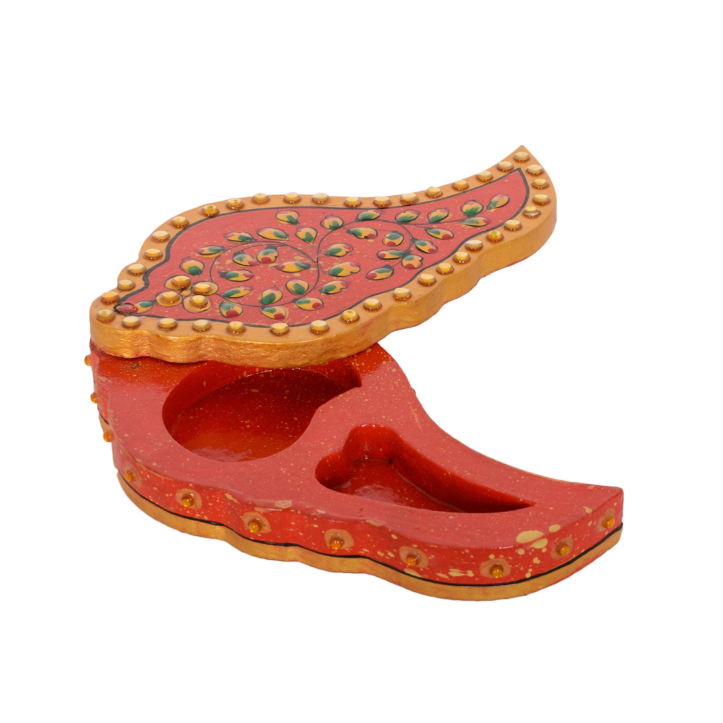 Haldi Kumkum (CHOPDA): PAISLEY ORANGE