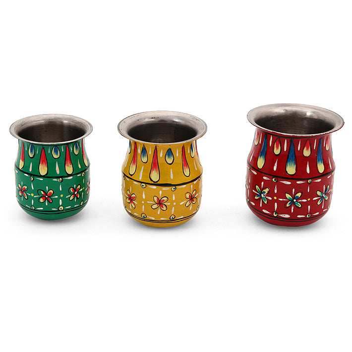 Stainless Steel kalash Set of 3