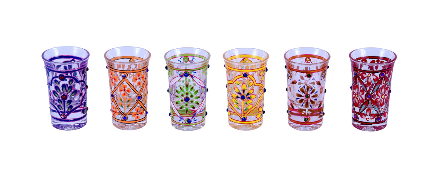 Shot Glasses Set of 6- Rainbow