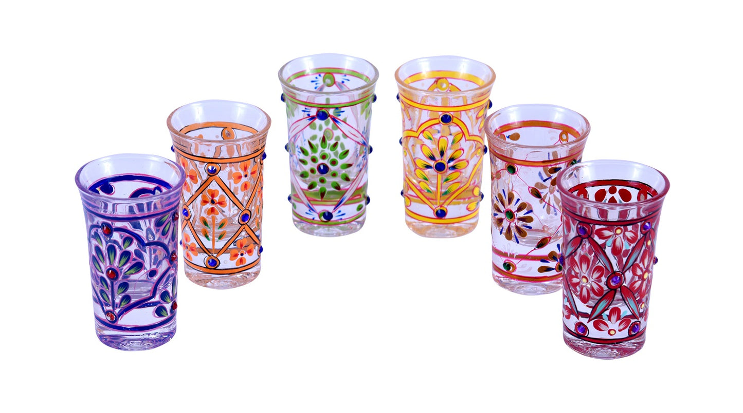 Shot Glasses Set of 6- Rainbow