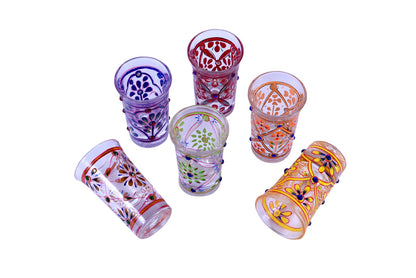 Shot Glasses Set of 6- Rainbow