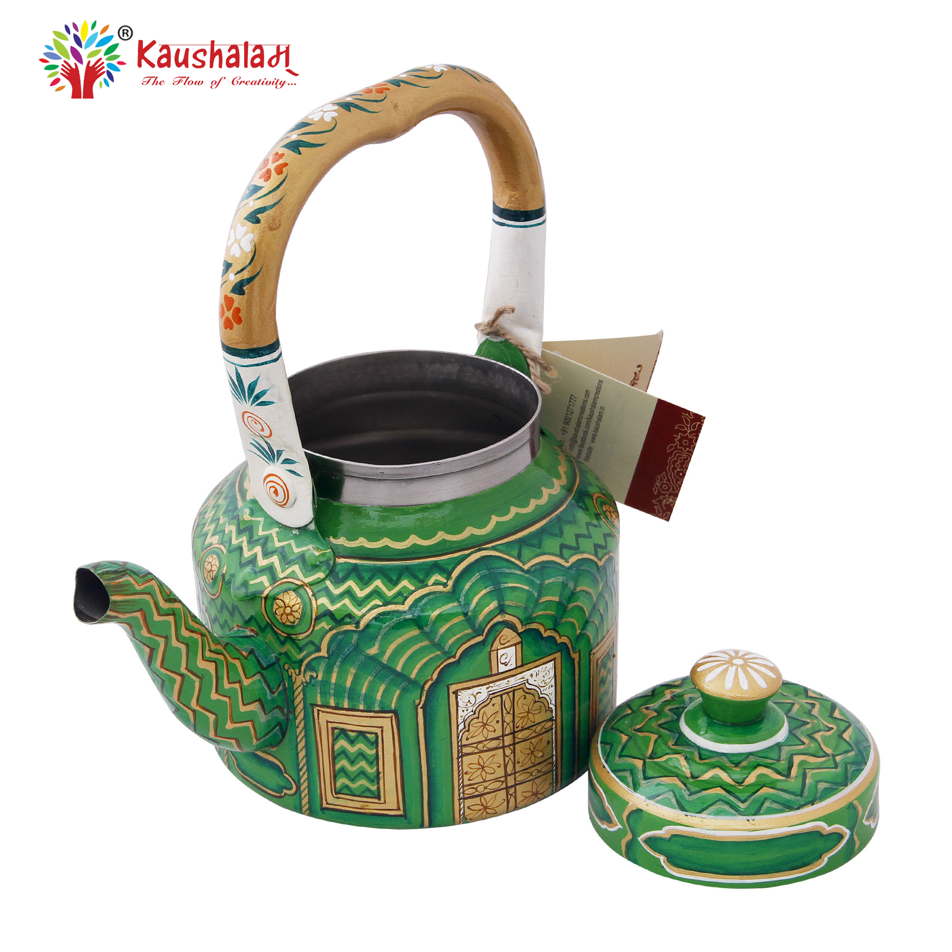 Hand Painted Tea Kettle