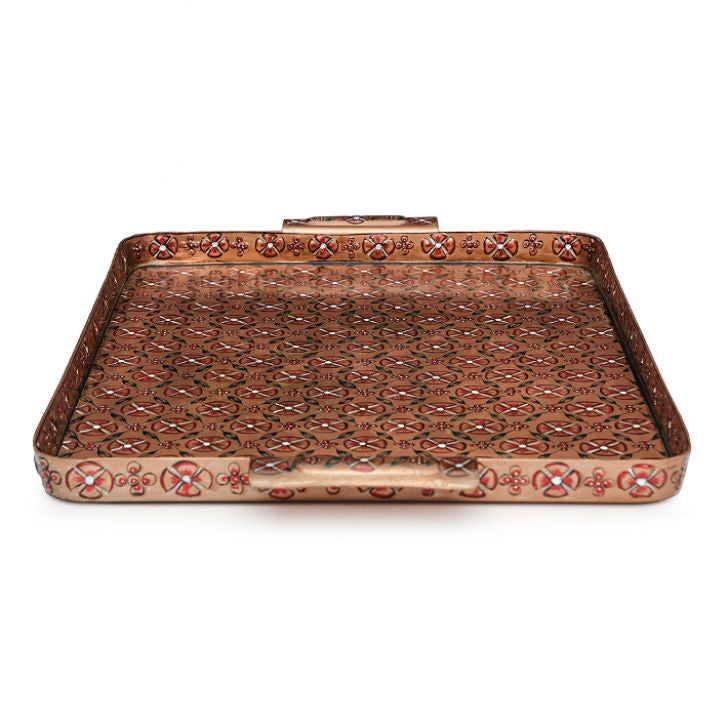 Serve In Style. A Totally Unique Tray To Show Your Hospitality With A Touch Of Mughal Art.