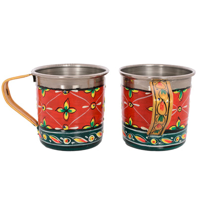 Hand Painted Tea Cup Set 6: Mughal