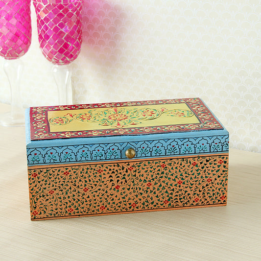 Hand Painted Tea Box