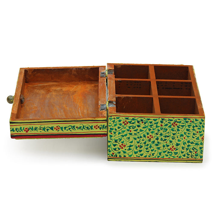 Hand Painted Tea Box