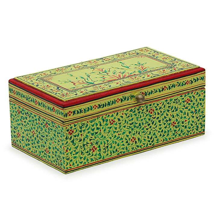 Hand Painted Tea Box