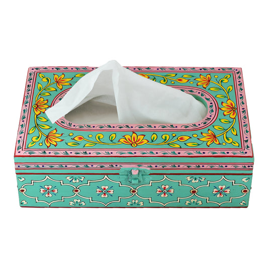 Hand Painted  Tissue Box