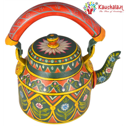 Hand Painted Kettle : Kesar Kayari