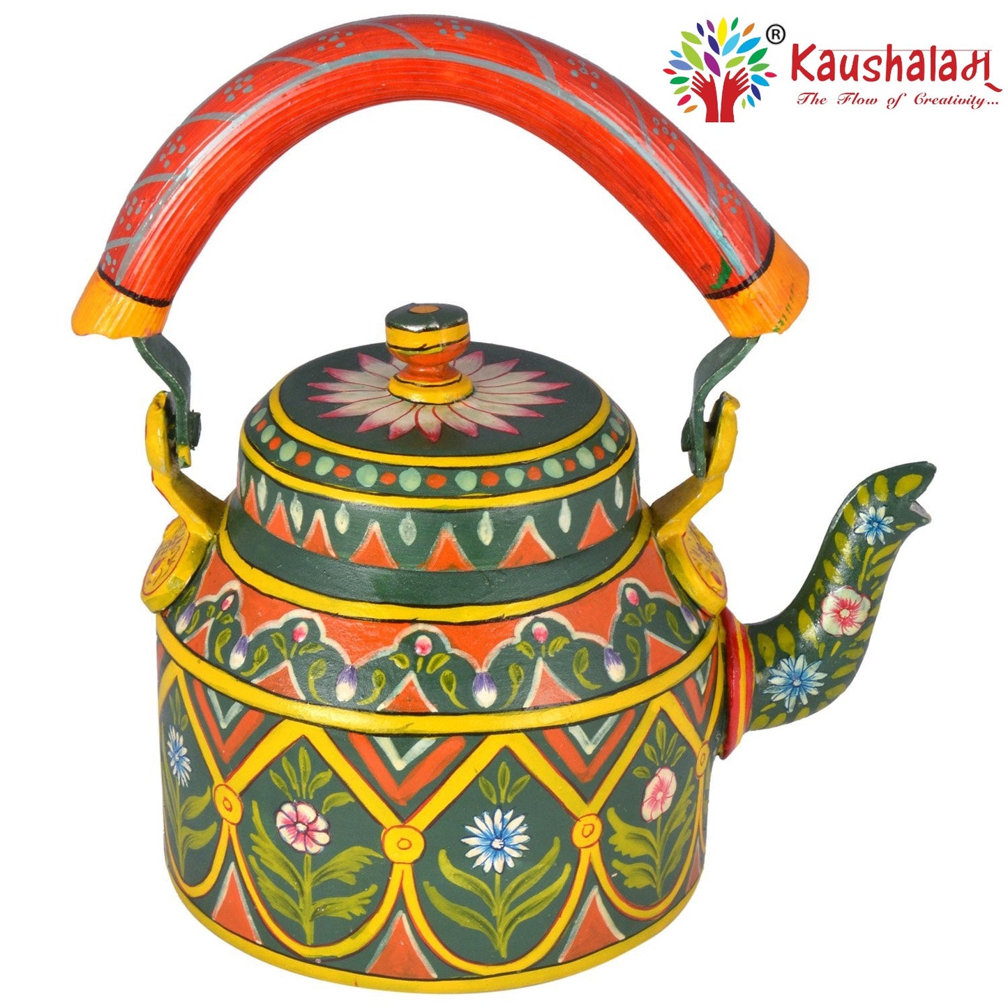 Hand Painted Kettle : Kesar Kayari