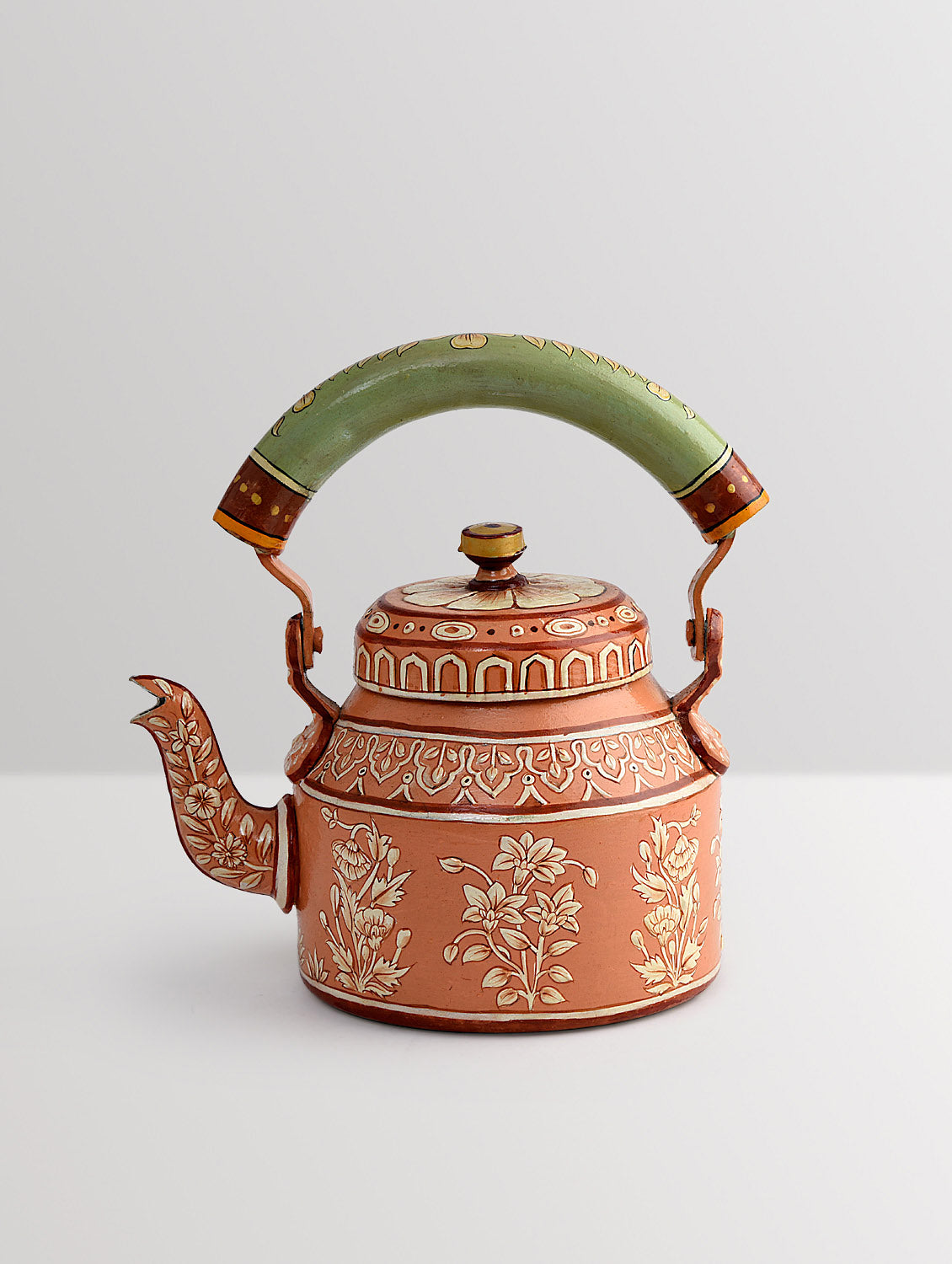 Hand Painted Kettle : Jaipur Haveli