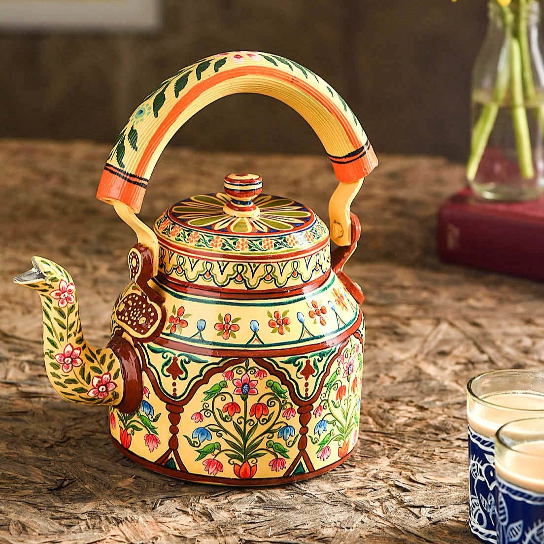 Hand Pinted Tea Kettle - Royal Palace