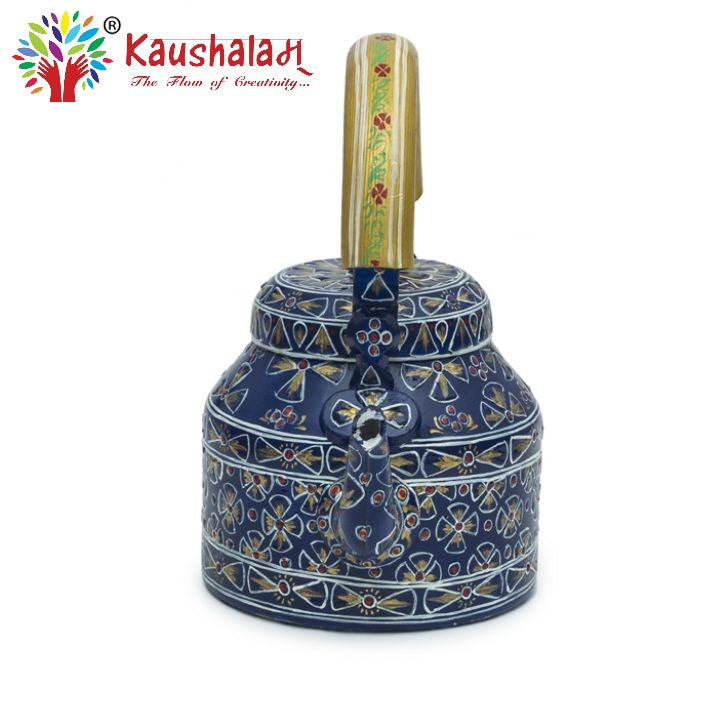 Hand Painted Kettle : Enchanting Blue