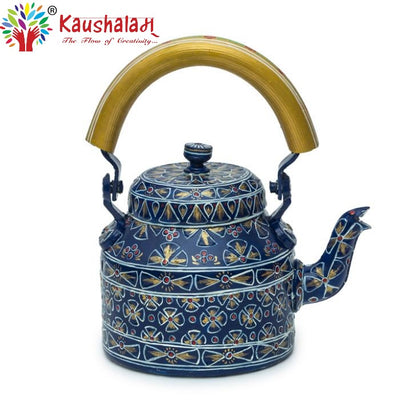 Hand Painted Kettle : Enchanting Blue