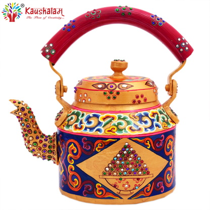 Hand Painted Kettle : Multicolor