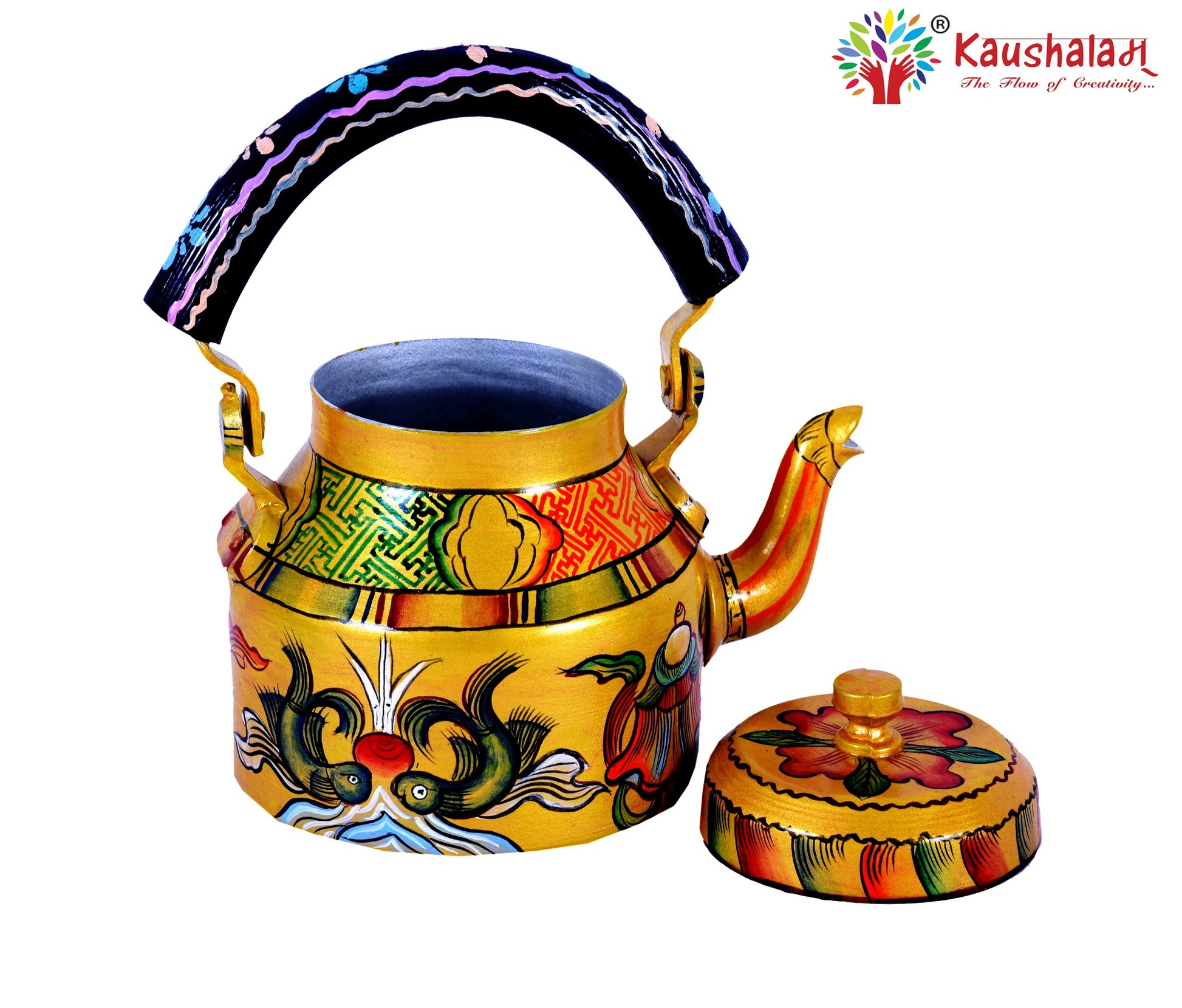 Hand Painted Tea Kettle