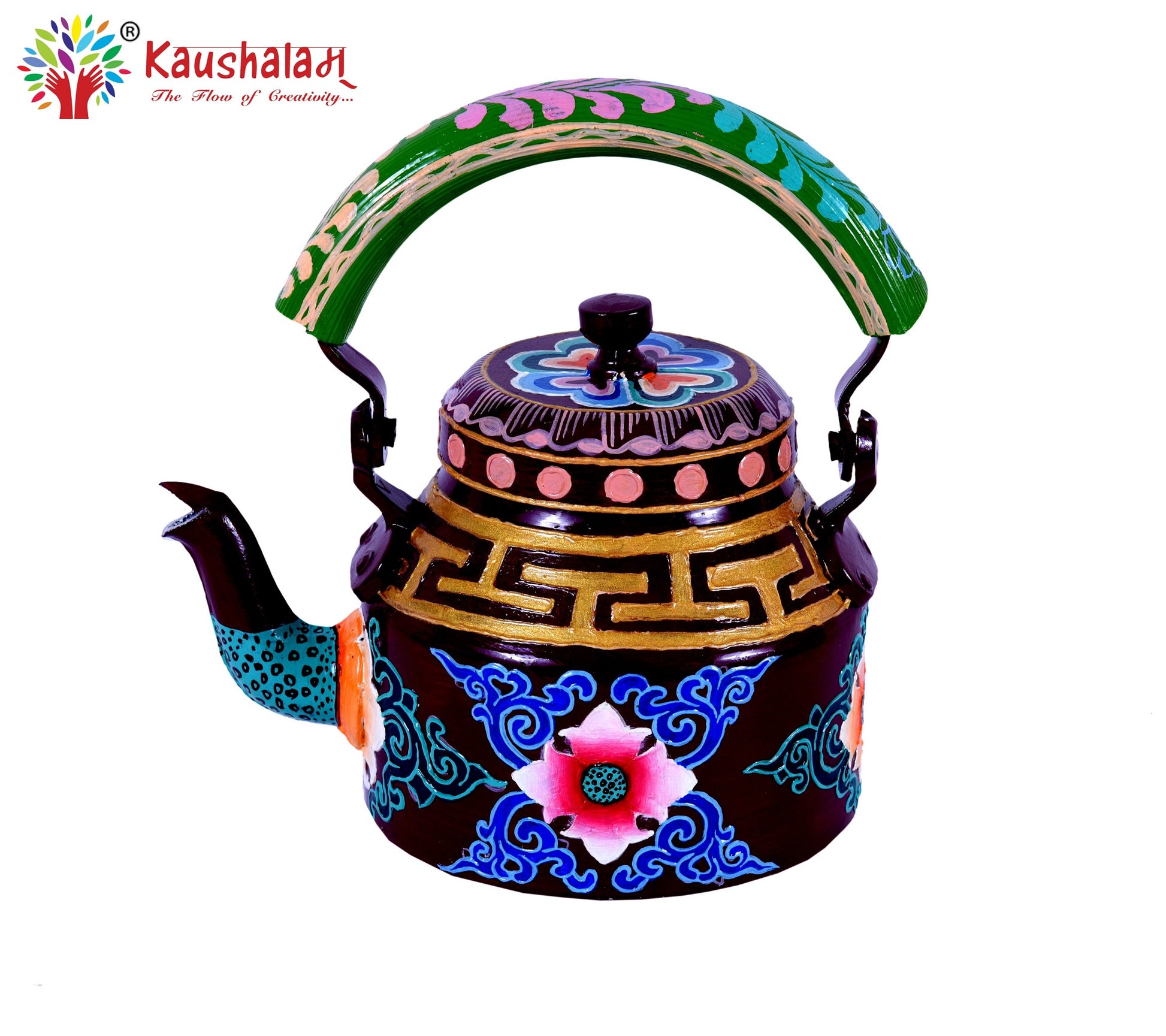 Hand Painted Tea Kettle