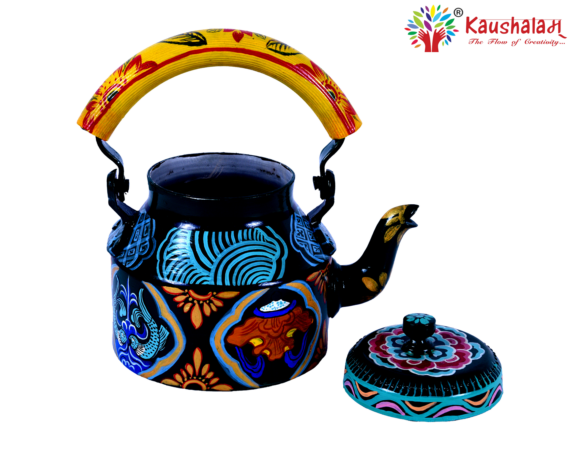 Hand Painted Tea Kettle