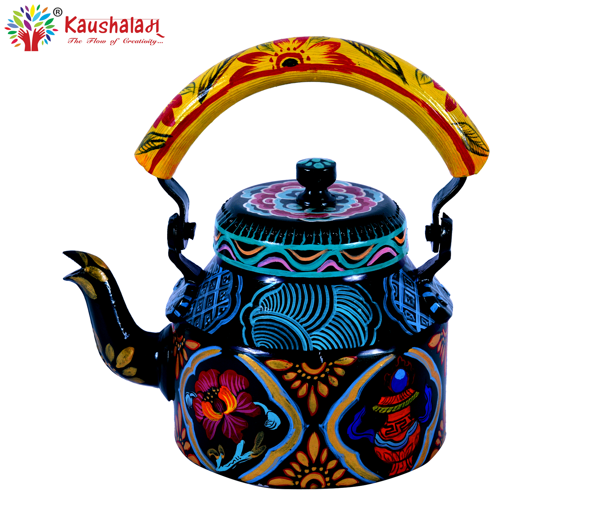 Hand Painted Tea Kettle