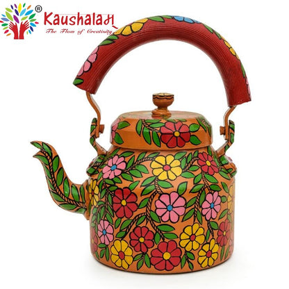 Hand Painted Kettle : Daisy