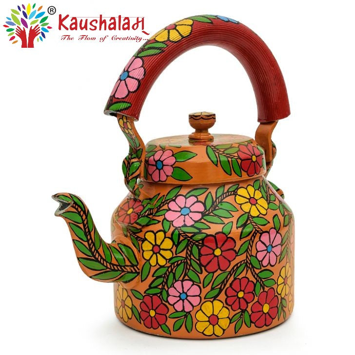 Hand Painted Kettle : Daisy