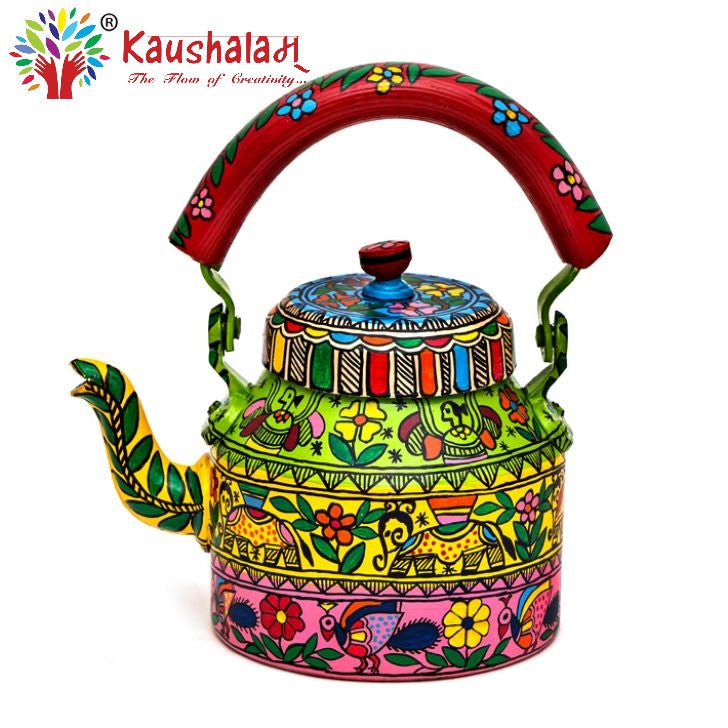 Hand Painted Kettle : Celebration