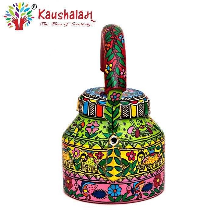 Hand Painted Kettle : Celebration