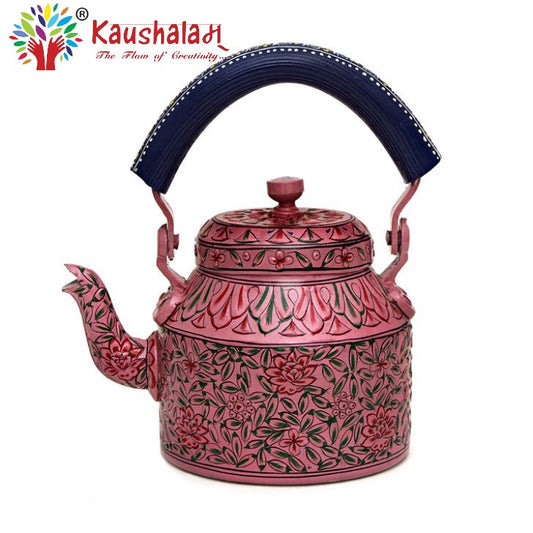 Hand Painted Kettle : Mughal Garden