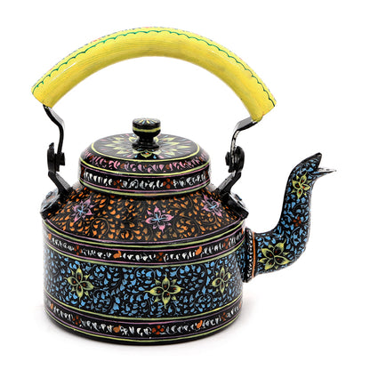 Hand Painted Kettle : Sea blue