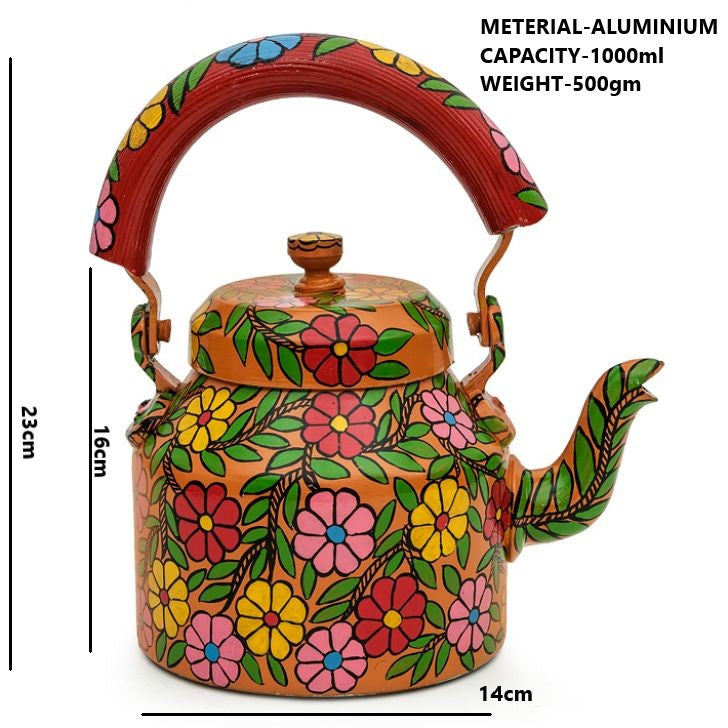 Hand Painted Kettle : Daisy