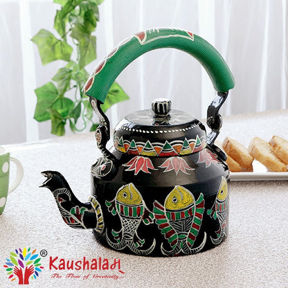 Hand Painted Kettle : Fishomania