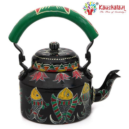 Hand Painted Kettle : Fishomania