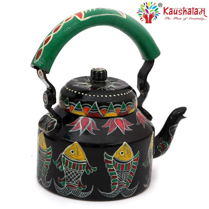 Hand Painted Kettle : Fishomania